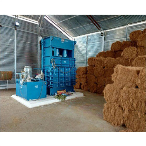 Coir Fiber Baling Machine