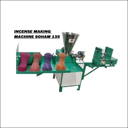 Incense Making Machine Capacity: 135 Kg Dry/8Hr.Only. Kg/Hr