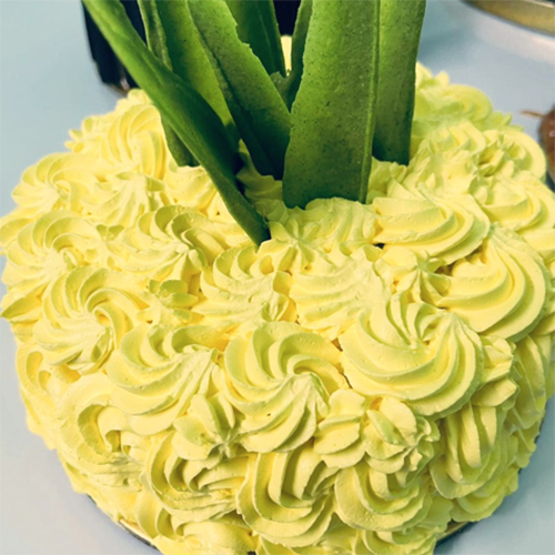 Pineapple Cake By FORBIDDEN BITE