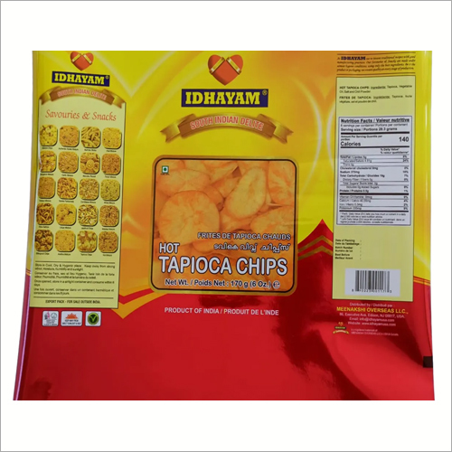 Printed Laminated Pouches For Tapioca Chips