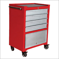 4 Drawers Single Cabinet Tools Trolley