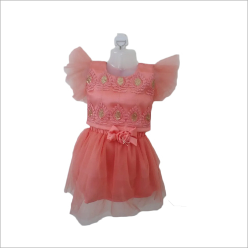 Kids Designer Skirt With Top - Cotton Blend, Various Sizes Available, Eye-Catchy Colors | Modern Fashion for Girls, Washable & Perfect for Summer Events
