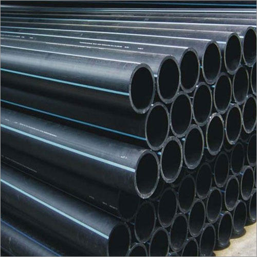 Black HDPE Sewage Pipe - Black Round HDPE Material | Suitable for Drinking Water, Utilities Water, and Plumbing Applications