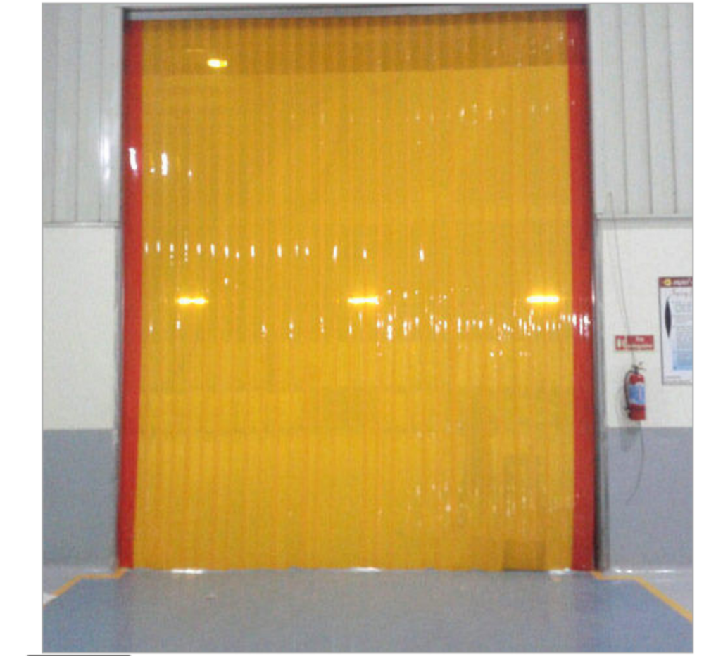 Clear View Cold Room Pvc Strip Curtain - Color: Transparent