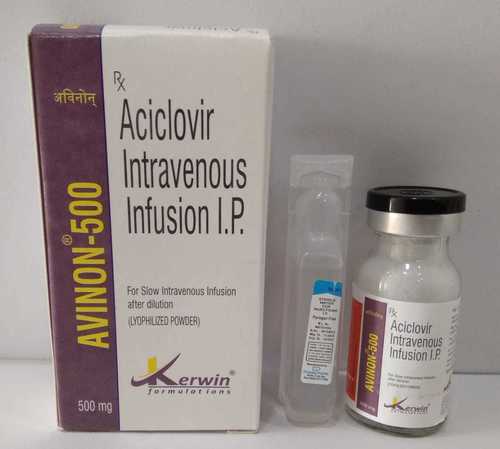 Powder Kerwin Formulations Aciclovir 250/500Mg Injection (Avinon-500Mg)