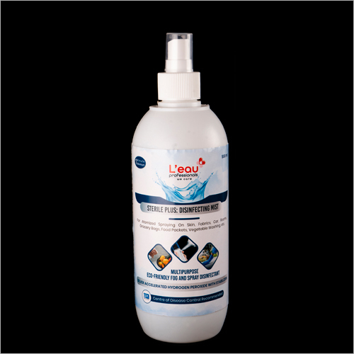500 ML Sterile Plus Disinfecting Mist - Transparent , Multi-Use Formula for All Ages - Store in a Dry Place
