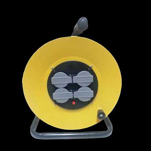 EXTENSION CABLE REEL 16A  2PIN SCHUKO 4 SOCKET