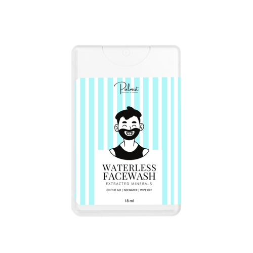 Palmist Waterless Face Wash 18ml - 18ml Size, Transparent Color | Deep Cleansing, Makeup Remover, Pollution Buster, Skin Softener, Glow Enhancer