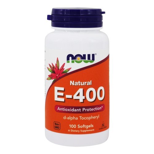 Now Foods E-400 D-Alpha Tocopheryl - 100 Softgels Efficacy: Promote Healthy & Growth