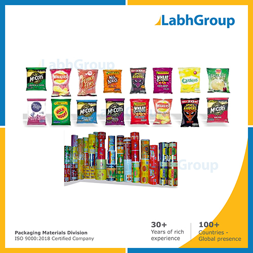Printed Flexible Pouch Packing Material For Food Products