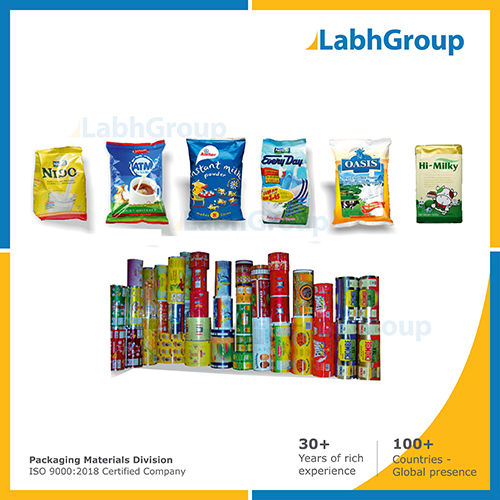 Printed Pouch Packaging Material For Milk Powder