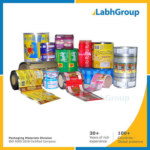 Printed Extrusion Laminates Pouch Packaging Material