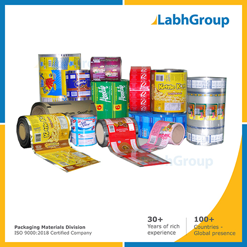 Printed Extrusion Laminates Pouch Packaging Material