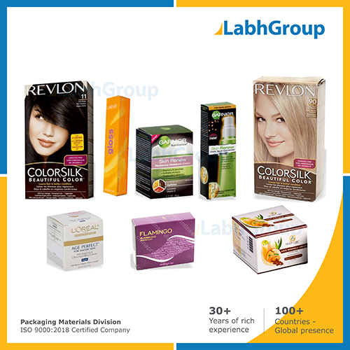 Printed Folding Carton Box For Cosmetics Packaging