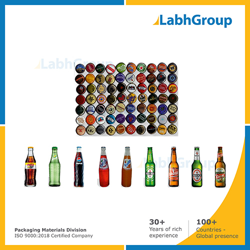 Printed Metal Crown Caps By LABH PROJECTS PVT. LTD.