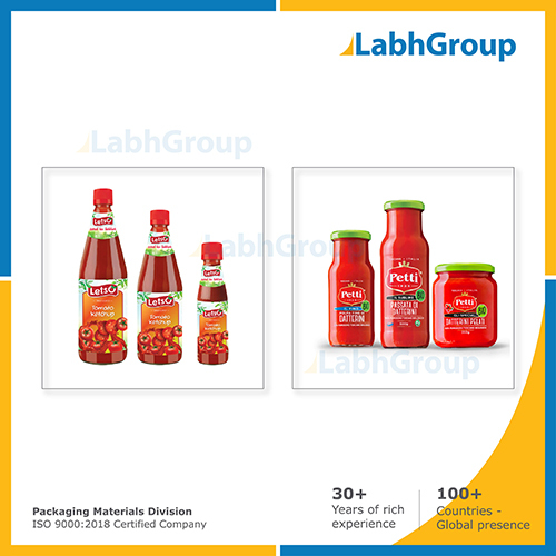 Glass Bottle For Sauce, Dips, Paste And Condiments Packaging