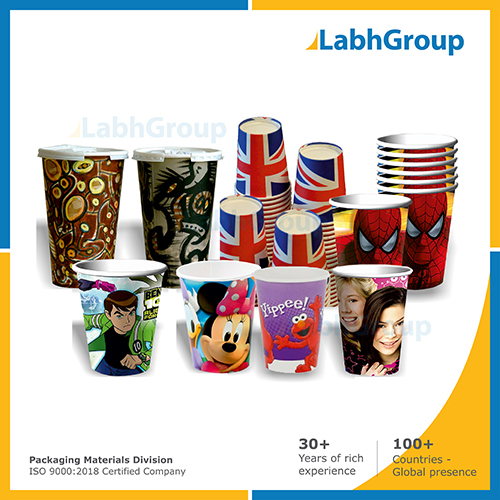 Printed Pe Coated Paper Cups For Cold Drinks By LABH PROJECTS PVT. LTD.