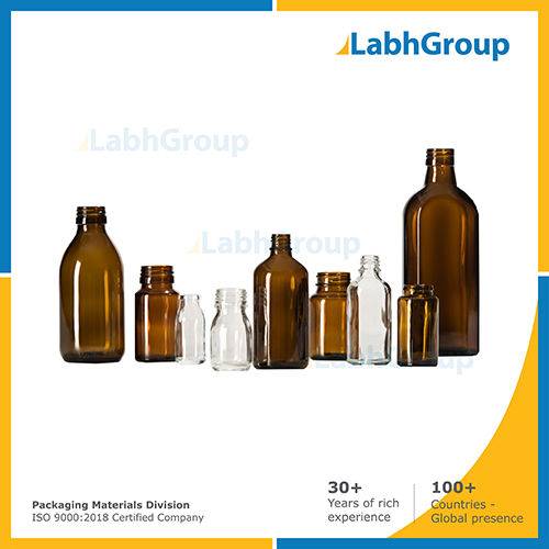 Glass Bottle For Pharmaceutical Product Packaging