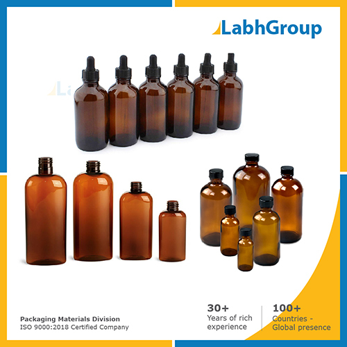 Plastic Amber Bottle For Pharmaceutical Packing