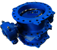GOST standard double offset butterfly valves