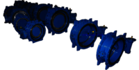 As Standard Double Eccentric Butterfly Valves