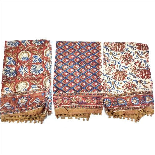 Multicolor Jaipuri Hand Block Print Scarf