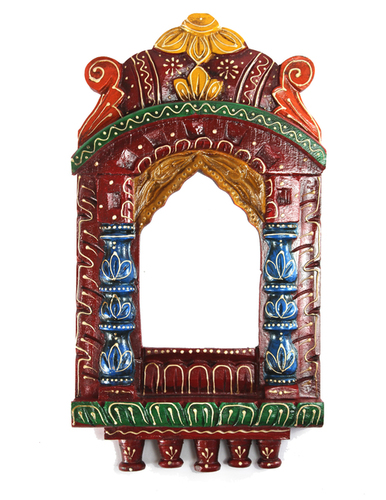 Wooden Handicraft Traditional Rajasthani Jharoka Set of 2