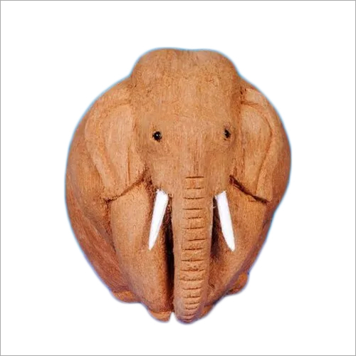 Coconut Shell Elephant Statue