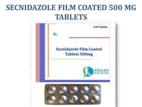 Secnidazole Film Coated Tablets - 500 Mg | Nitroimidazole Antimicrobial, Effective Against Bacterial Growth, Twice Daily Dosage, Suitable For All, Store In Cool Dry Place