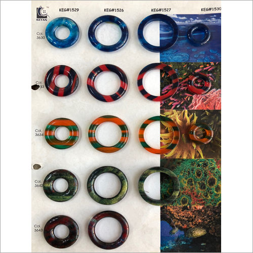 Available In Different Color Poly Ring Button