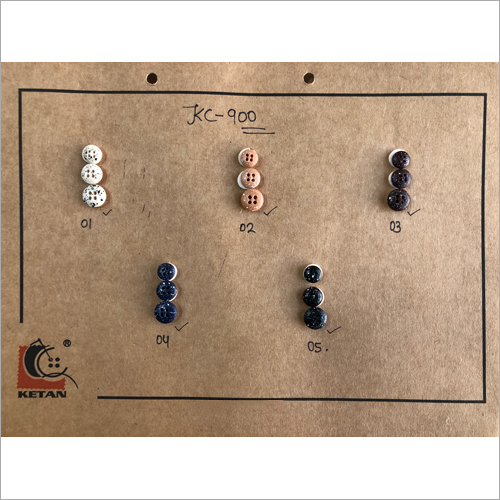 Plastic Coating Texture Button