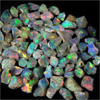 Natural Raw Ethiopian Fire Opal Rough Stone Semi Precious Gemstones
