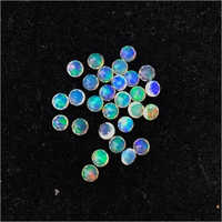 5mm Natural Ethiopian Opal Faceted Round Loose Gemstones