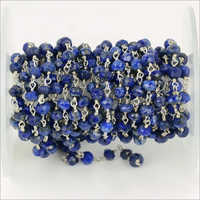 Natural Lapis Gemstone Beads Wholesale Rosary Chains