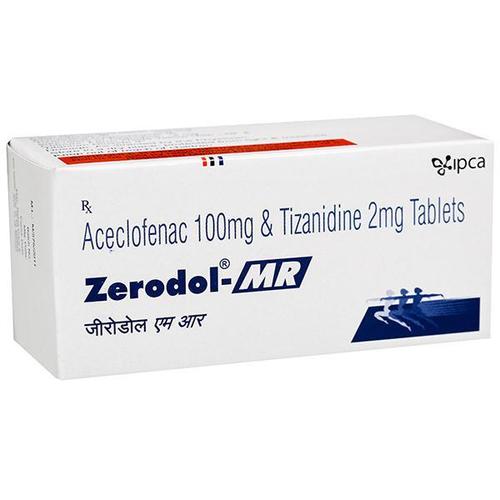 Aceclofenac 100 Mg & Tizanidine 2 Mg Tablets General Medicines