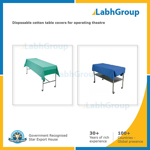 Disposable Cotton Table Covers for Operating Theatre By LABH PROJECTS PVT. LTD.