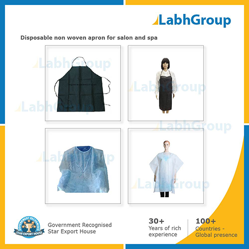 Disposable Non-woven Apron for Salon and Spa