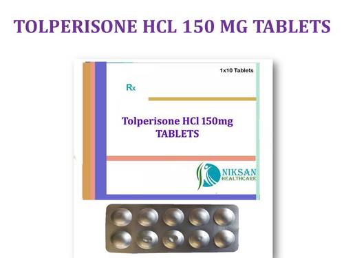 TOLPERISONE HCL 150 MG TABLETS