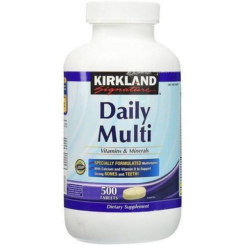 Kirkland Signature Daily Multi Vitamins & Minerals 500 Tablets