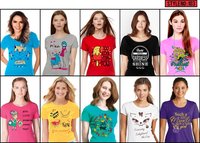 Bio Washed Half Sleeves Ladies Tops