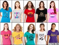 Ladies Top Half Sleeves Bio Washed