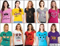 160 Gsm Half Sleeves  Ladies Tops