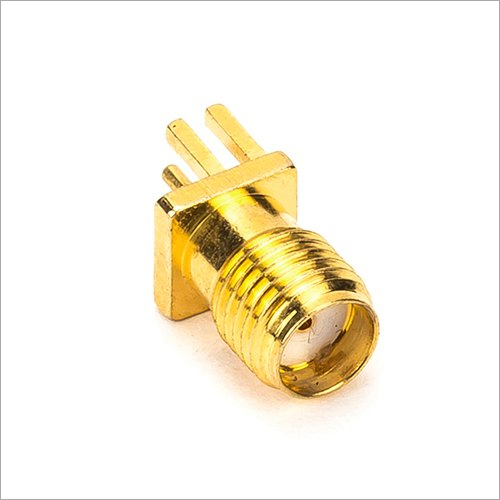 1.6 MM SMA PCB Edge Mountable  Female Connector