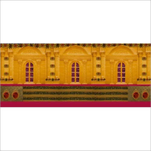 Indian Wedding Stage Backdrop Panel