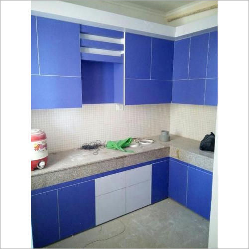 L Shape Designer Modular Kitchen - Color: As Per Client Requirment.