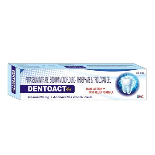 Dentoact Gel (Desensitising & Anticavities Dental Paste) Cream
