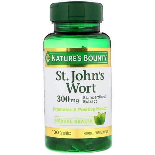 Natures Bounty St. Johns Wort 300 Mg Caps, 100 Ct Efficacy: Promote Healthy & Growth