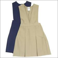Girls School Uniform - Cotton Blend, Sleeveless Design | Ideal for Primary School Wear