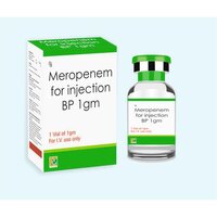 Meropenem Injection - 1gm Liquid | Who-gmp Certified, Highly Effective Antibiotic For Skin And Abdominal Infections, Customizable Packaging, Hygienically Packed