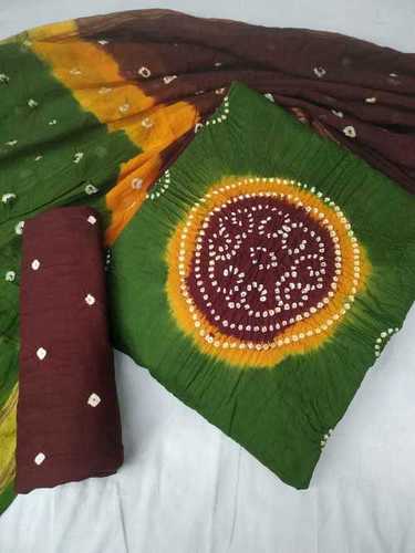 COTTON BANDHANI SUIT